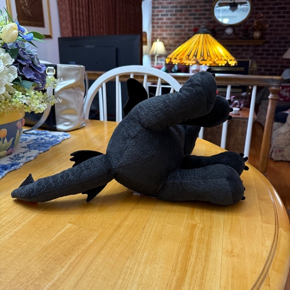 BAB Build A Bear Toothless Dragon Plush 14"  How To Train Your Dragon W/ Wings - Picture 7 of 10
